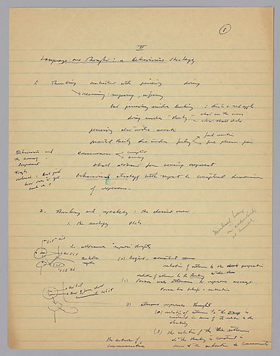 "Behaviorism, Language, and Meaning,"