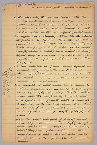 "Mind, Meaning, and Behavior,"