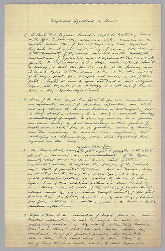 "Nagel and Feyerabend on Theories,"