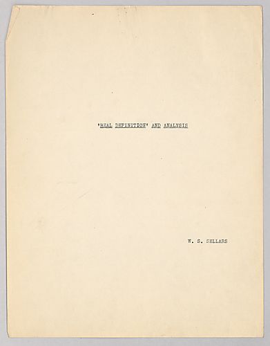 "Definition and Analysis,"