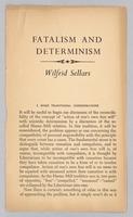 "Fatalism and Determinism,"