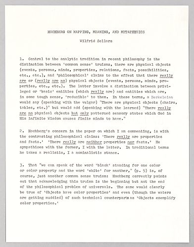 "Hochberg on Mapping, Meaning, and Metaphysics,"