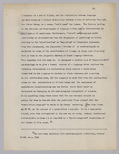 "Realism and the New Way of Words,"