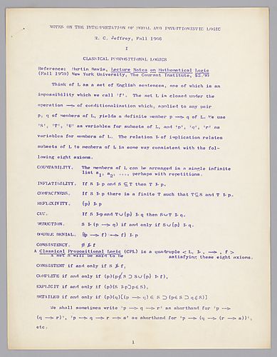 Notes on the Interpretation of Modal and Intuitionistic Logic,