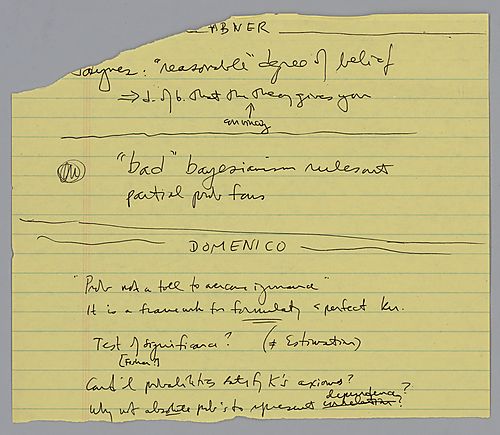 Notes on "Abner, Domenico, Dawid,..." et. al
