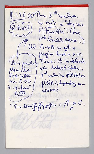 Matter of Fact and Conditionals,