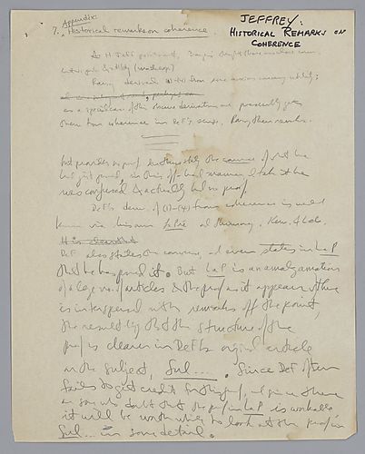 Historical Remarks on Coherence