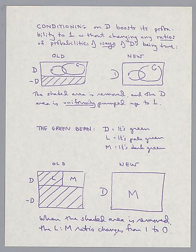 The Green Bean: Notes on Probability