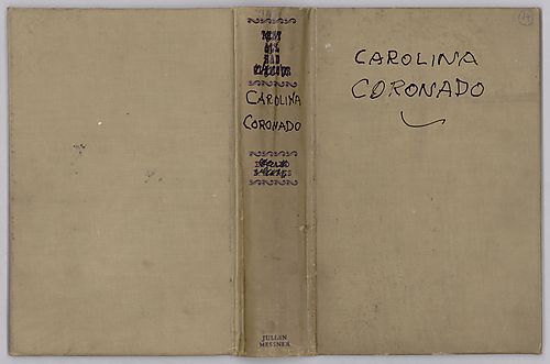 Correspondence Carolina Coronado – Rubén – Ramón - Horacio Perry