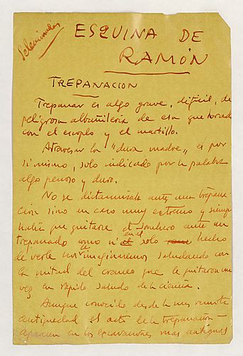 "Trepanación"