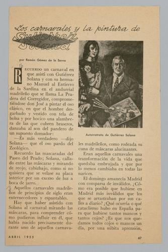 Article Clippings about Solana by Ramón and Others