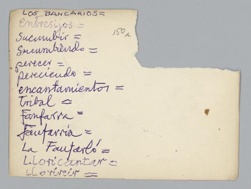Dictionary Cards, 2-sided