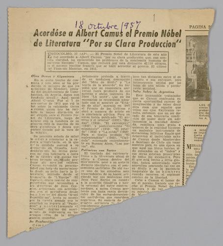 Clippings on Mostly French Authors and Artists