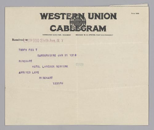 World War I - family correspondence