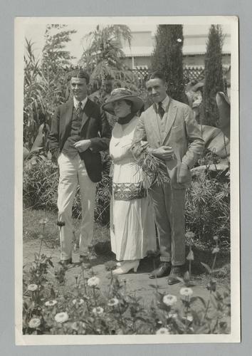 Mary Roberts Rinehart in Hollywood with Alan and Ted Rinehart