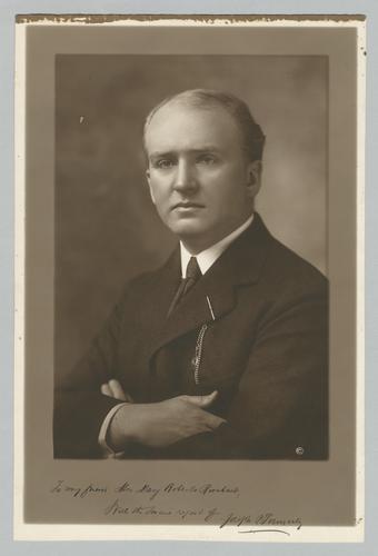 Joseph P. Tumulty autographed portrait
