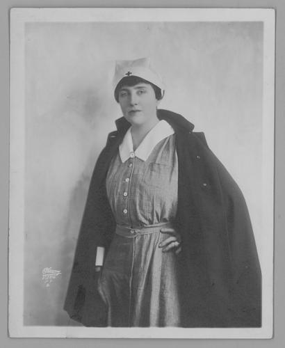 Mary Roberts Rinehart portraits in nurse's uniform