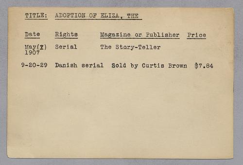 A-F [Contracts and Business Records]
