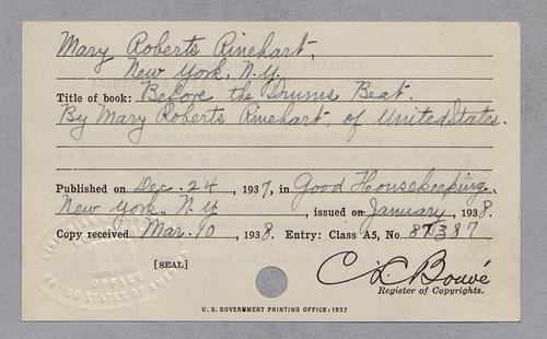 Lists of works with information on rights, use, and potential use