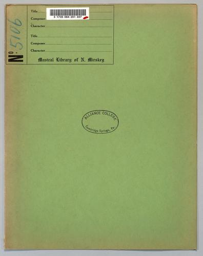 Danzas cubanas. Selections; arranged