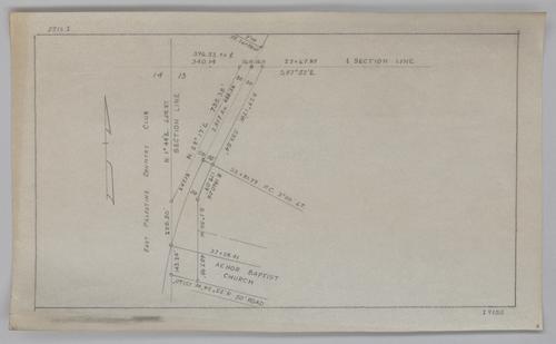 Survey map of the Hannah F. Wilson tract