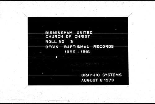 Baptismal Records