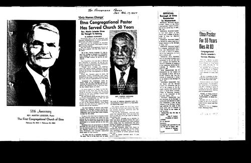 Newspaper Clippings