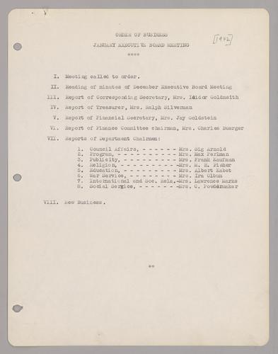 Executive Board Minutes