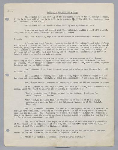 Executive Board Minutes