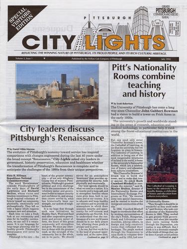 City Lights, "City Leaders discuss Pittsburgh's Renaissance," Contribution by Elsie Hillman