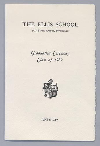 Ellis School, Commencement Address