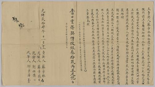 Seller: 蘇章林 [SU Zhanglin] -- Buyer: 劉仕懋 [LIU Shimao] -- Personal
