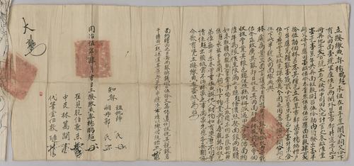Seller: 楊鵬超（出租） [YANG Pengchao] -- Buyer: 林 [LIN] -- Place: 福建省侯官縣 [Fujian Sheng Houguan Xian] -- Government