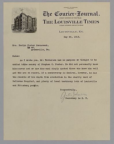 From G.E. Johnson to Evelyn Foster Morneweck