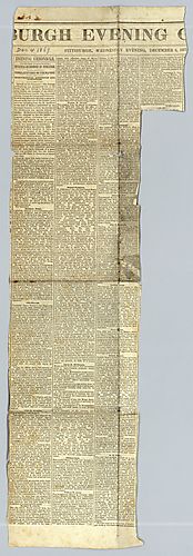 "Pencil Sketch of the Mayors," Pittsburgh Evening Chronicle