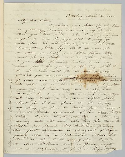 From Henrietta Foster to William B. Foster, Jr.