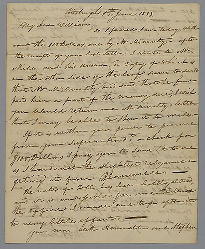From William B. Foster to William Foster, Jr.