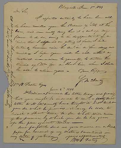 From William B. Foster to William Foster, Jr.