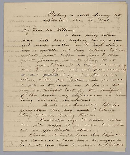 From Eliza Foster to William Foster, Jr.