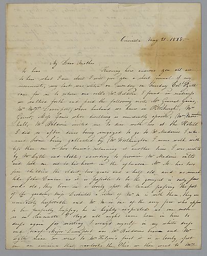 From Charlotte Foster to Eliza Foster
