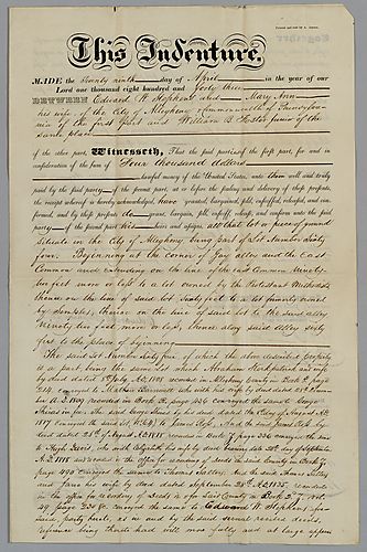 Deed between Edward Stephens & wife and William B. Foster, Jr.