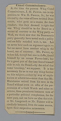 "Canal Commissioner"