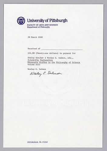 Scientific Explanation- PHIL 285,