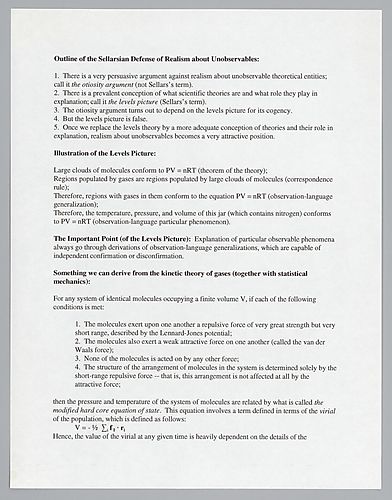 Realism Seminar- PHIL 2681,