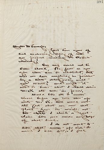 Frick writes Carnegie to offer comments on a letter drafted by Carnegie to Mr. Roberts