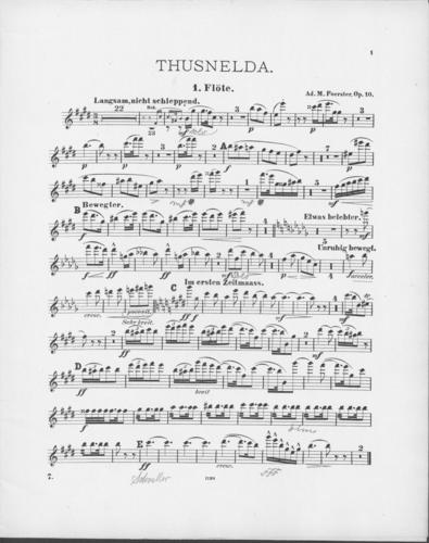 Opus 10 Thusnelda 1st flute