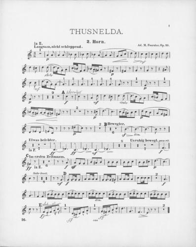 Opus 10 Thusnelda 2nd horn