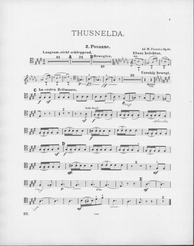 Opus 10 Thusnelda 2nd trombone
