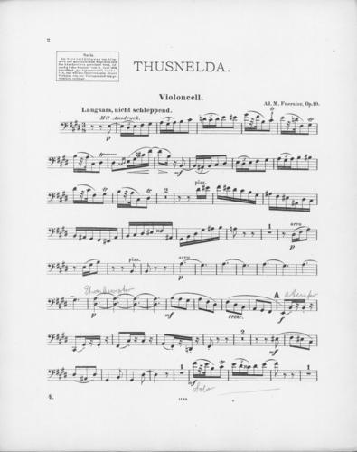 Opus 10 Thusnelda cello
