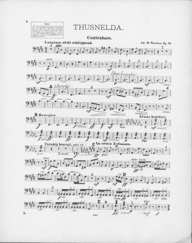 Opus 10 Thusnelda bass